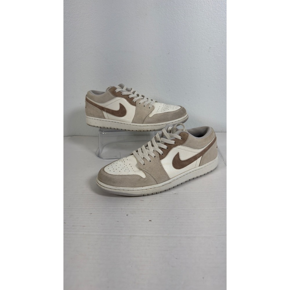 Jordan Air Jordan 1 Low SE Mens 11 Brown Suede Leather Streetwear Basketball